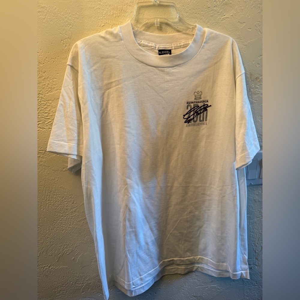 Engelbert Humperdinck 25th anniversary tour, White Short Sleeve Graphic Men’s XL